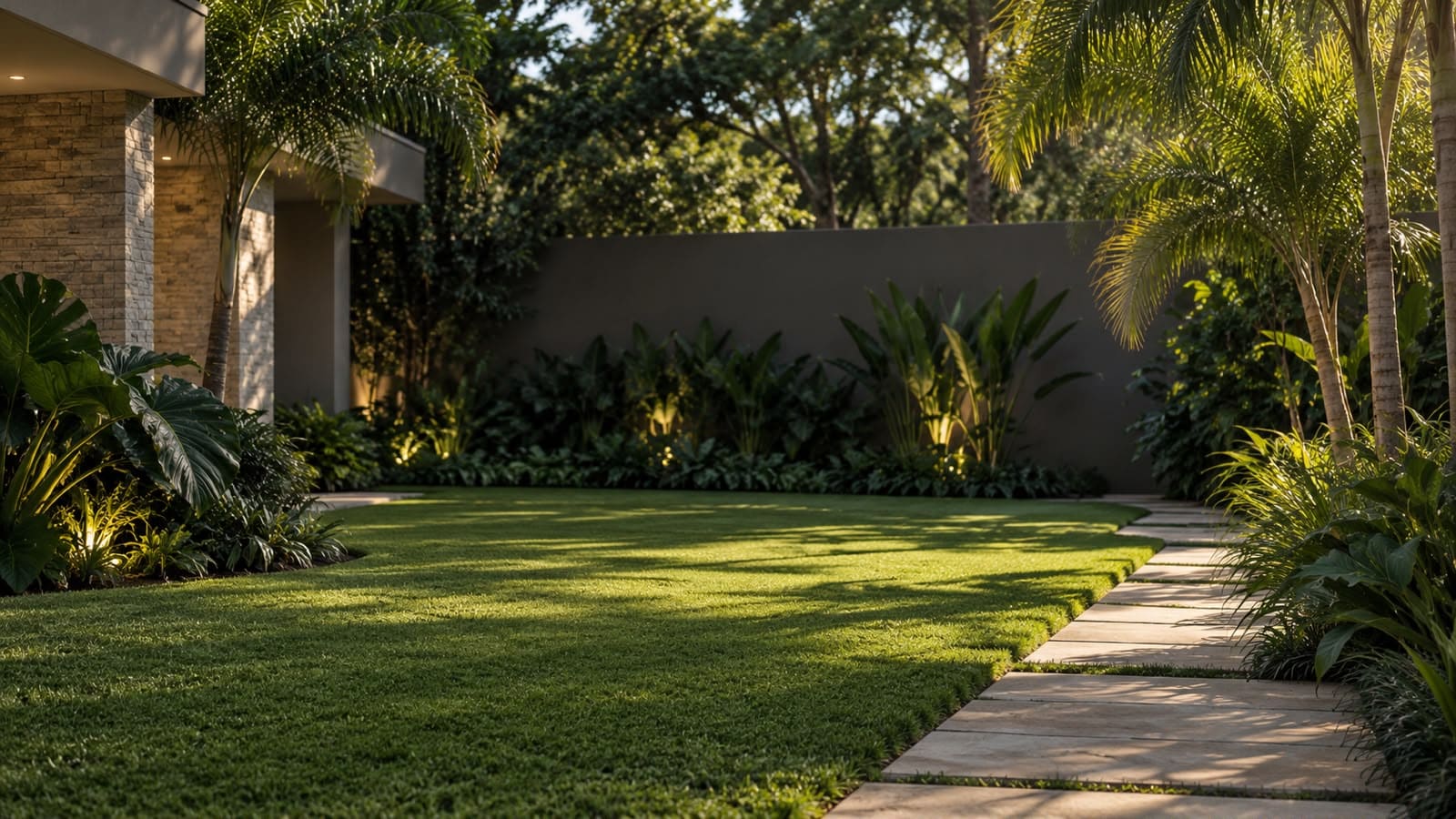 Jardim profissional de alto padrão